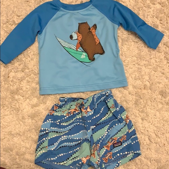 Patagonia Other - Patagonia baggies set! 3-6 months